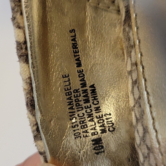 EURO SOFT 3015 Annabelle Fabric Snake Print Comfort Heel 10M - Picture 11 of 12